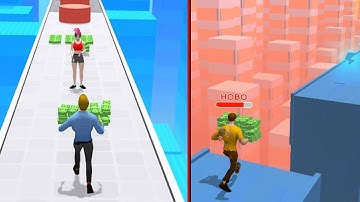 Money Run 3D Game Online | Fun Run Race 3D game Online | All Levels Gameplay #2 - CVR Game Boss