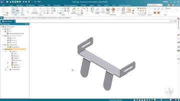 Solid Edge Tutorial: Complete and automated sheet metal design