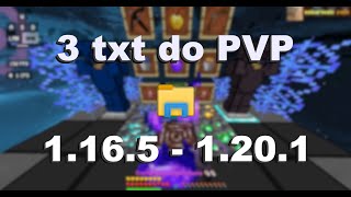 TOP 3 TXT DO PVP 1.16.5 - 1.20.1