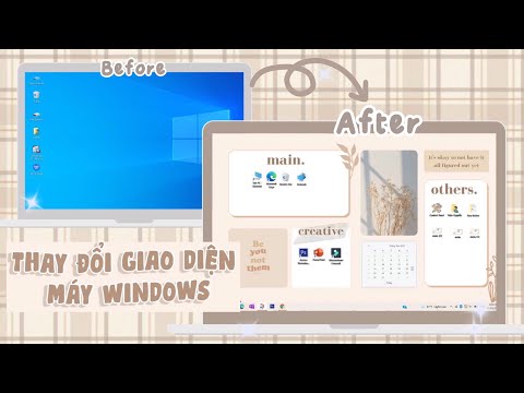Video AESTHETIC LAPTOP/ Cách thay đổi giao diện máy Windows... - youtube