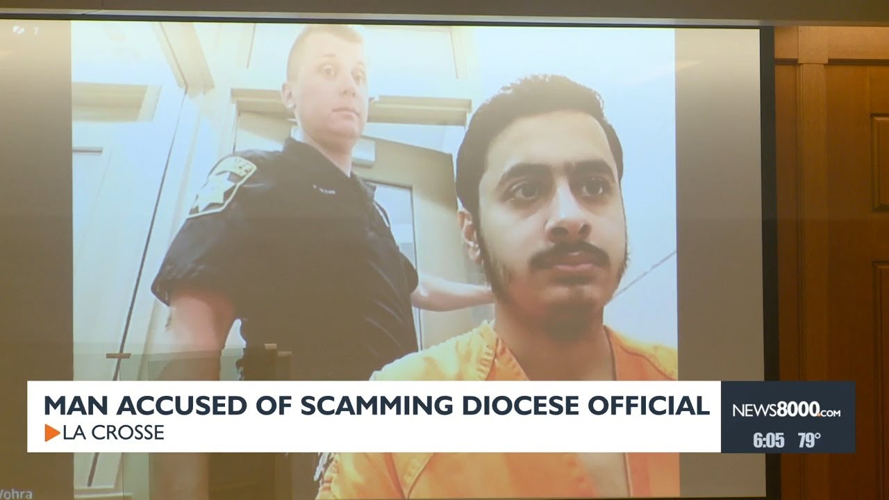 Initial court appearance of man accused of scamming Diocese official ...