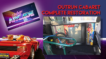 Out Run Arcade Cabaret Cabinet, Full Restoration Sega 1986