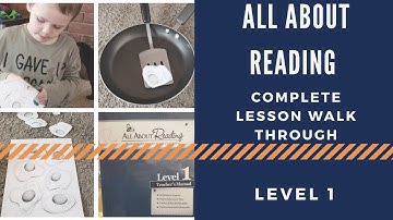 ALL ABOUT READING LEVEL 1 LESSON WALKTHROUGH||HOMESCHOOL READING CURRICULUM
