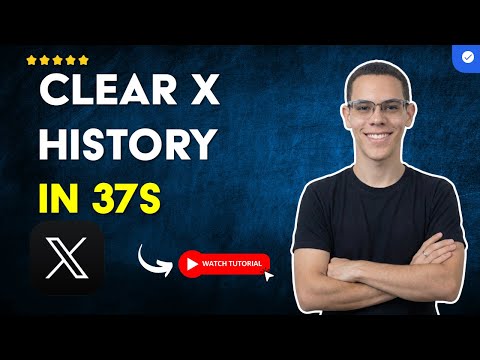 How to DELETE SEARCH and VIEWING HISTORY on X (TWITTER) in 37 S