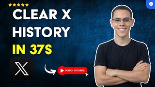 How to DELETE SEARCH and VIEWING HISTORY on X (TWITTER) in 37 S