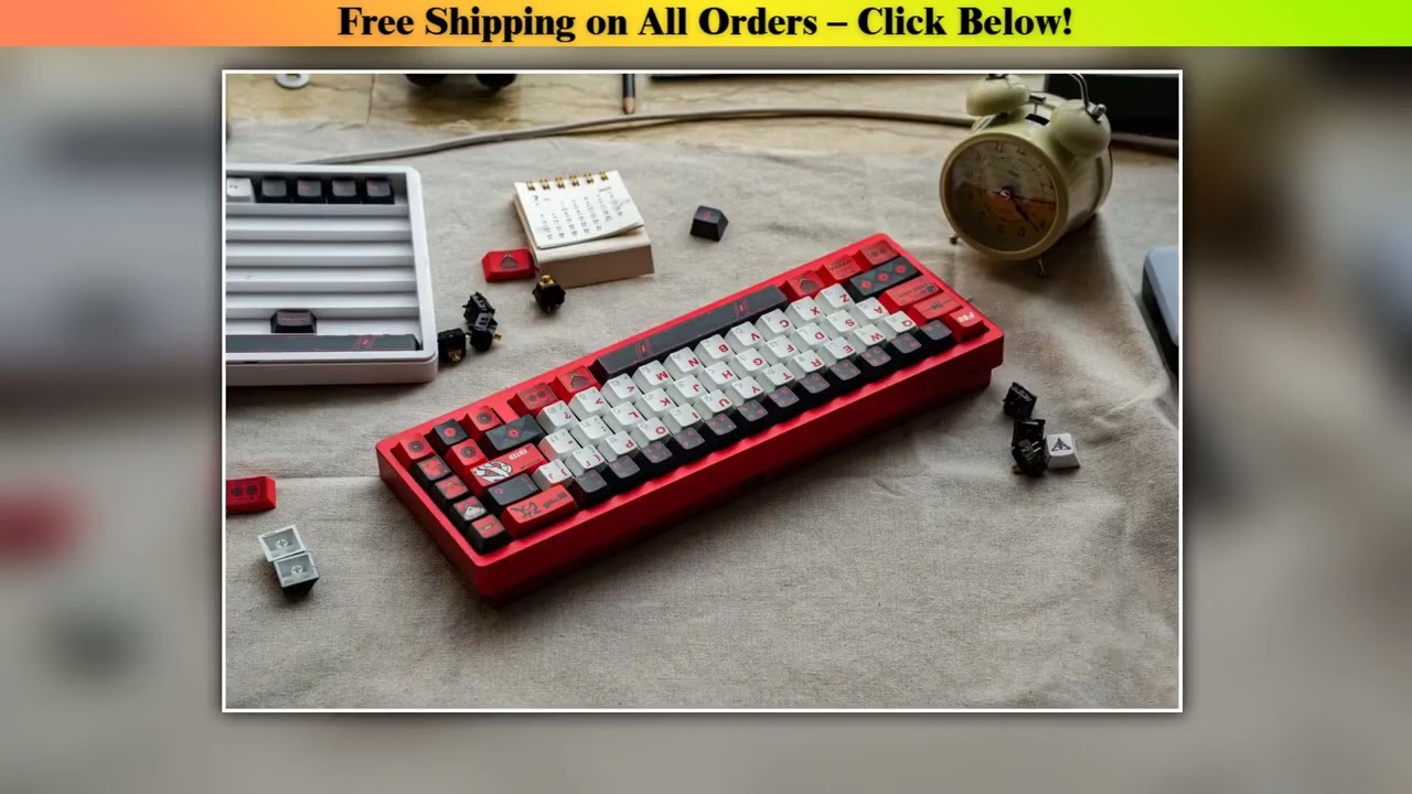 Weikav Nut65 Aluminum Mechanical Gaming Keyboard Kit Gasket Structure Leaf Spring FR4 Plate Tri