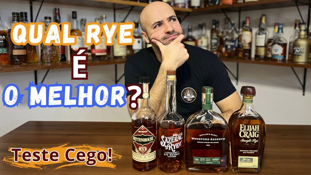 Qual desses whiskeys de centeio é o melhor?!
