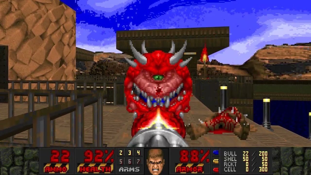 DOOM 2: Anomaly Report megawad gameplay - official remaster featured mod