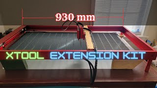 Xtool Extension Kit Unboxing And Installation. Increasing The Working Area of The D1 Pro.