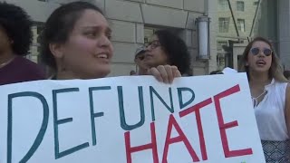 Protesters say migrant families are being treated like animals, say aid package isn’t enough