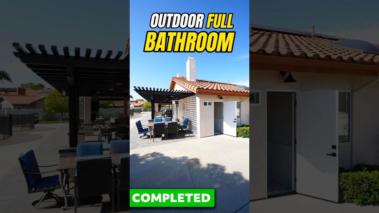 Beautiful Outdoor Bath Complete 