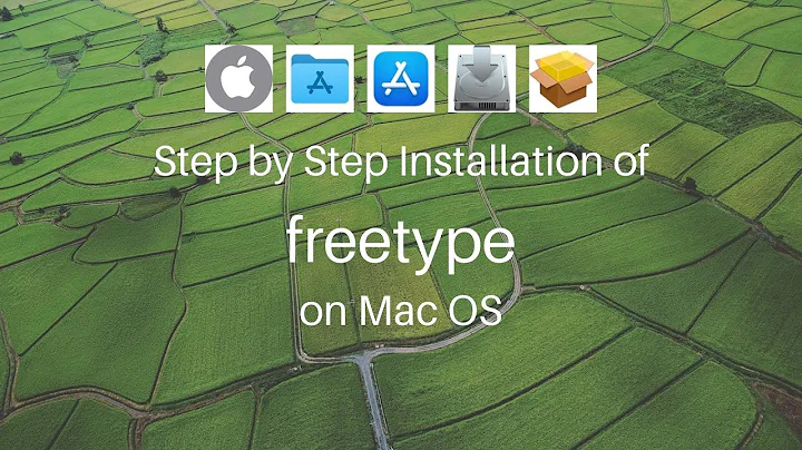 ✅ Solved - Download & install freetype on Mac OS (Sonoma, Sequoia, Ventura) via Homebrew / brew