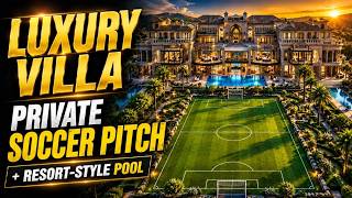 Inside a $100M Mansion with a Private Football Stadium and a Hidden Second Villa