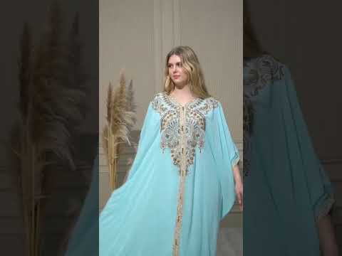 اشيك عبايات استقبال ممكن تشوفها موديلات 2025 فخامة المصريين القدماء لرمضان