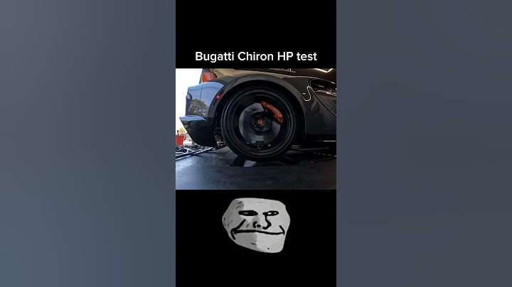 Bugatti Chiron  HP Test