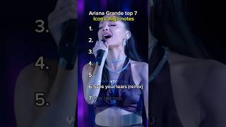 Ariana Grande top 7 most iconic high notes #music #popstar #arianagrande #highnotes
