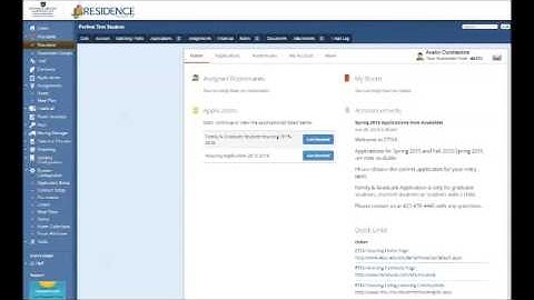 Housing application walk through