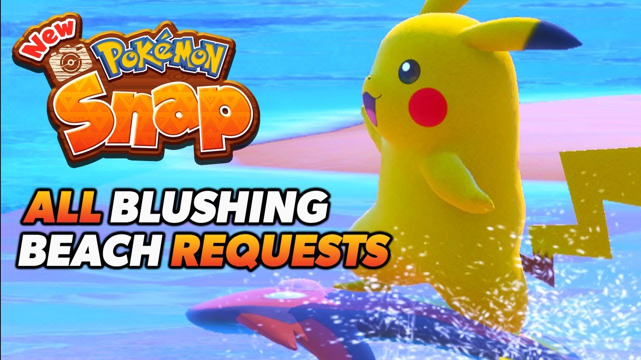 New Pokémon Snap All Blushing Beach Requests | Maricopia Island
