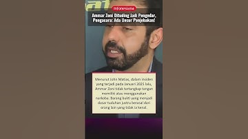 Ammar Zoni Dijebak?  #beritaartis #amarzoni