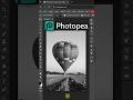 Photopea turn image black and white #photopea #photopeatutorial #cgian