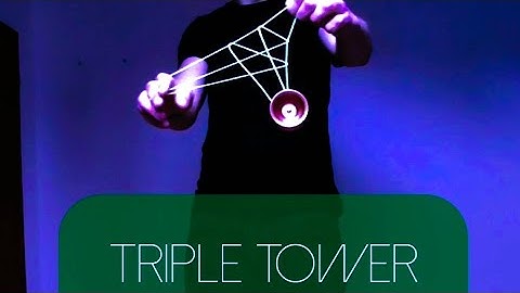 🗼 Triple tower yoyo trick tutorial #yoyo