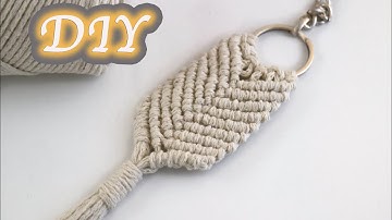 Makrome Anahtarlık Yapımı #3