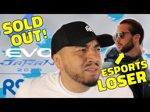 &quot;They are LOSERS and not ATHLETES&quot; Tristan Tate talks SH*T about Gamers | EVO Japan is finally HERE