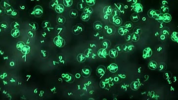 Copyright Free Motion Background 😀 Random number rain animated background video , Copyright
