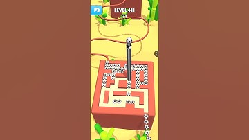 Stacky Dash Level 411 - Relaxing mobile game #shorts