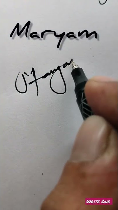 #maryam #shorts #signature