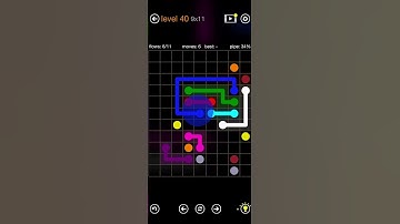 Flow Free - Rectangles - Rectangle Pack - Level 40 (9x11)