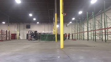 Video   Installing Warehouse Rack Beams to Uprights