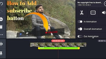 How to add animated Subscribe Bell intro Button on video in android phone 🔥🔥🔥