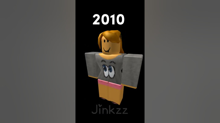 The ROBLOX avatar evolution (2006-2022)