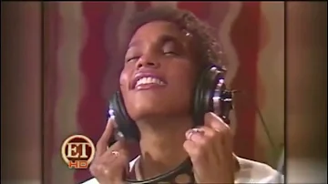 Whitney Houston recording 'Don't Look Any Further' with Jermaine Jackson 1984