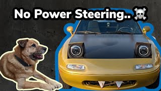 NA Miata Power Steering Pump Replacement