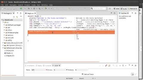 Using Regular Expressions in Scala
