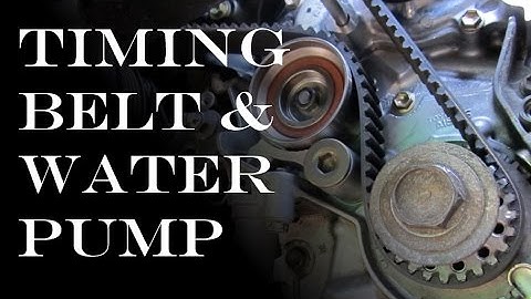 Timing Belt / Waterpump Replacement: Toyota & Lexus V6