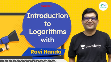 Quant Prep - Introduction to Logarithms (English) l CAT 2021 l CAT FUNDA l Ravi Handa
