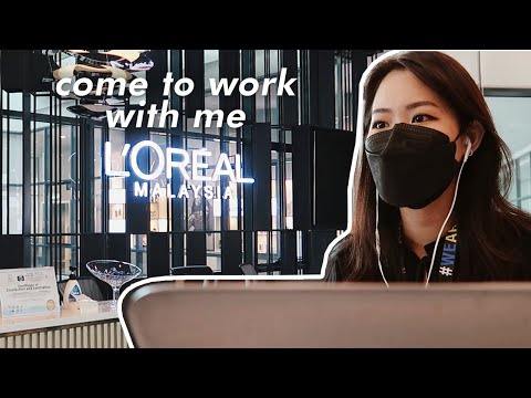Come To Work With Me at L'Oréal Malaysia | #1 Beauty Company in the World, I Broke My Phone...