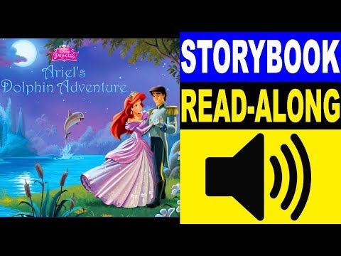 The Little Mermaid Read Along Story book, Read Aloud Story Books, Ariel's Dolphin Adventure