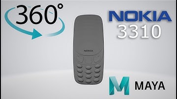 NOKIA 3310 MODEL |  MAYA 2018 | 360 VIEW