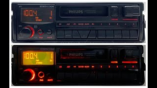 1980s Philips DC 411 Car Cassette Radio Player - For Sale