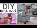 New renter friendly ikea hack room dividers using this simple item