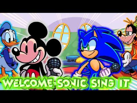 🎶🎤 Welcome Sonic Sing It 🎶🎤 II FNF Vs Mouse Ultimate II 🥭+Flp🥭