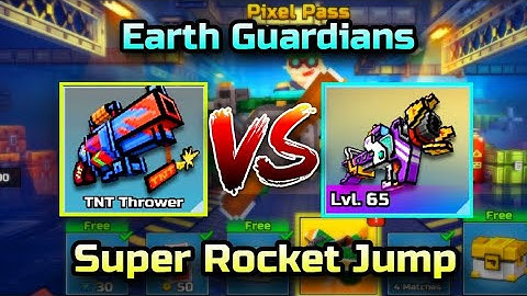 TNT Thrower VS System Scorpion, Super Rocket Jump Weapons - Pixel Gun 3D