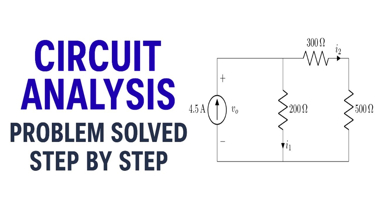 Circuit Analysis Problem Solved Step by Step | Find Currents, Voltage & Power