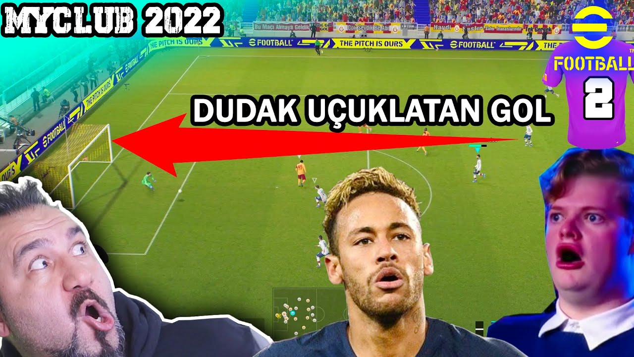 DUDAK UÇUKLATAN EFSANE GOLLER! ⚽ NEYMAR GELDİ! | PES 2022 (Efootball 2022) RÜYA TAKIM #2