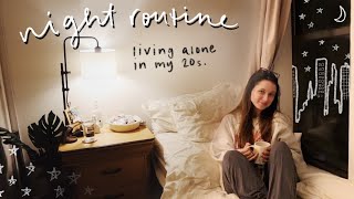 my cozy & relaxing night routine living alone in my 20s (ft. my favorite pasta recipe)