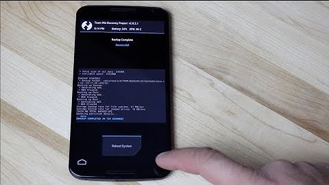 Google Nexus 6 How To Nandroid Backup and Restore!